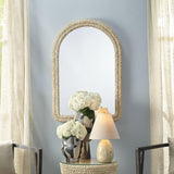 Jamie Young Grain Woven Corngrass Wall Mirror