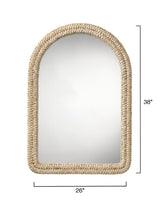 Jamie Young Grain Woven Corngrass Wall Mirror