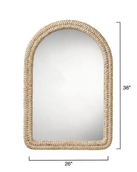 Jamie Young Grain Woven Corngrass Wall Mirror