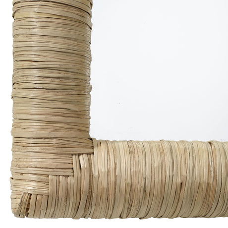 Jamie Young Hilltop Seagrass Arch Wall Mirror