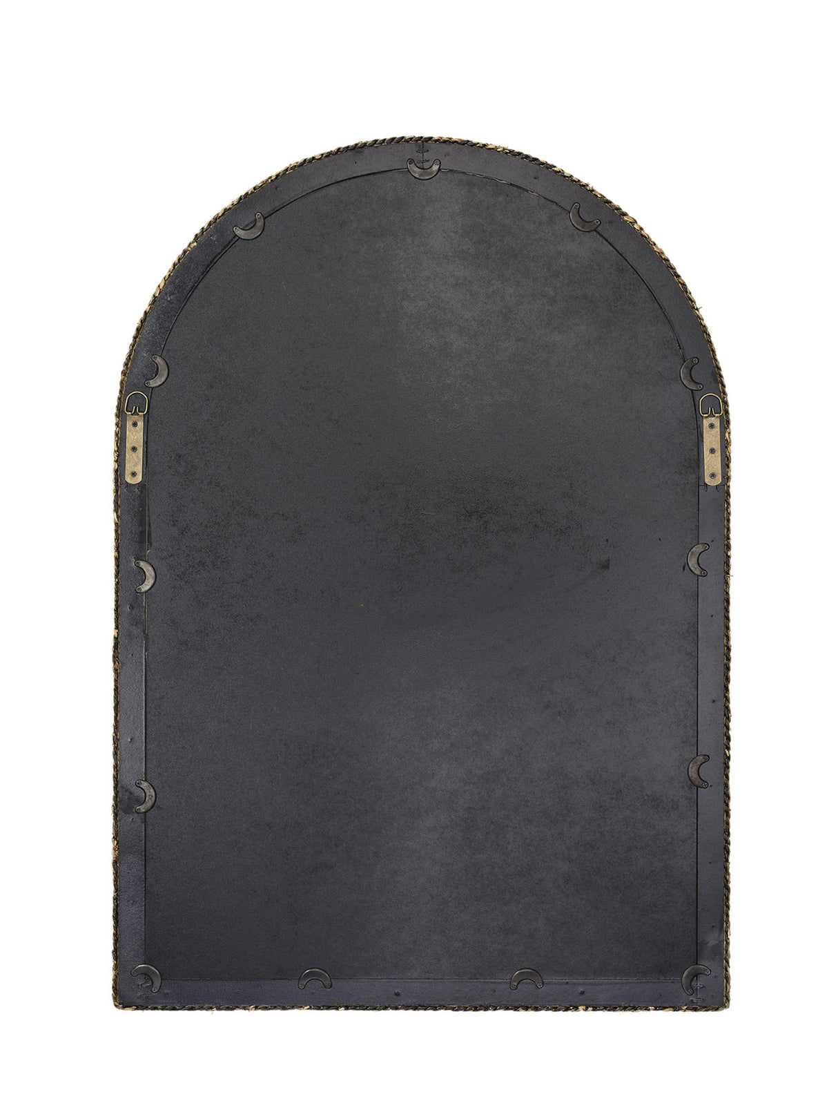 Jamie Young Hilltop Seagrass Arch Wall Mirror