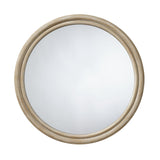 Jamie Young Riley Wood Round Wall Mirror
