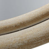 Jamie Young Riley Wood Round Wall Mirror