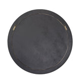 Jamie Young Riley Wood Round Wall Mirror
