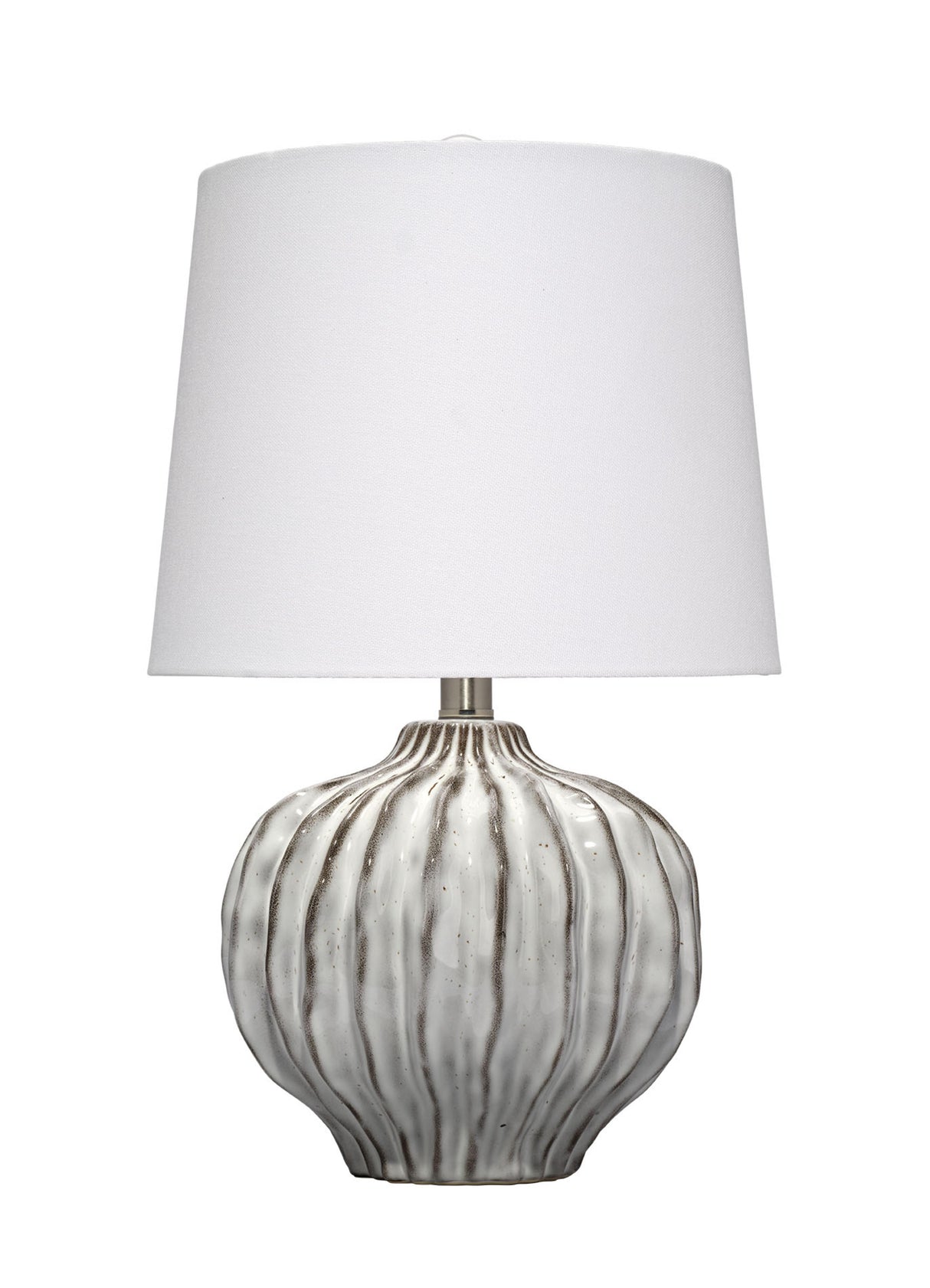 Jamie Young Reef Ceramic Table Lamp with Linen Shade