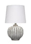 Jamie Young Reef Ceramic Table Lamp with Linen Shade