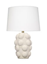 Jamie Young Silas Ceramic Table Lamp with Linen Shade
