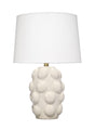 Jamie Young Silas Ceramic Table Lamp with Linen Shade
