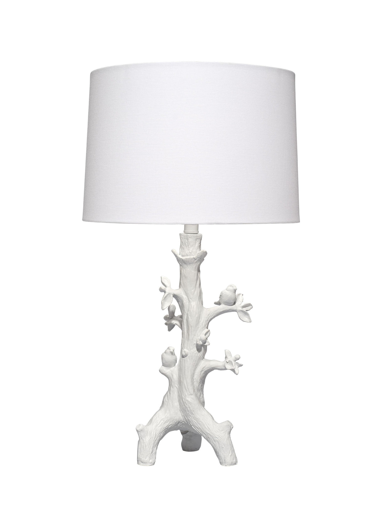 Jamie Young Sycamore Resin Table Lamp with Linen Shade