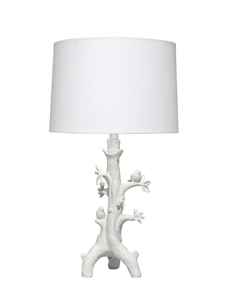Jamie Young Sycamore Resin Table Lamp with Linen Shade