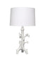 Jamie Young Sycamore Resin Table Lamp with Linen Shade