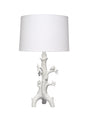 Jamie Young Sycamore Resin Table Lamp with Linen Shade