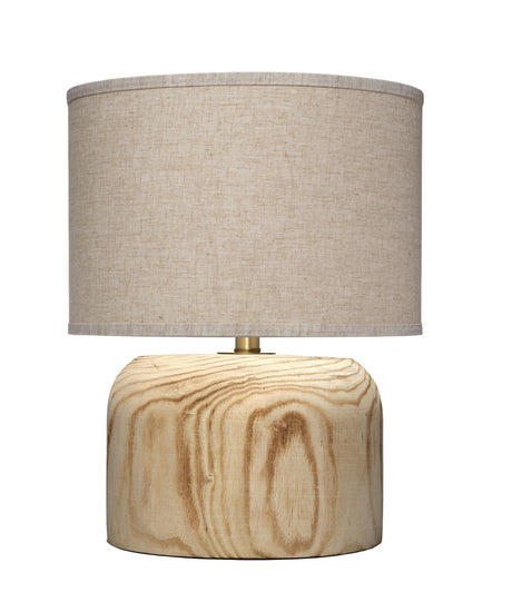 Jamie Young Timber Table Lamp with Linen Shade