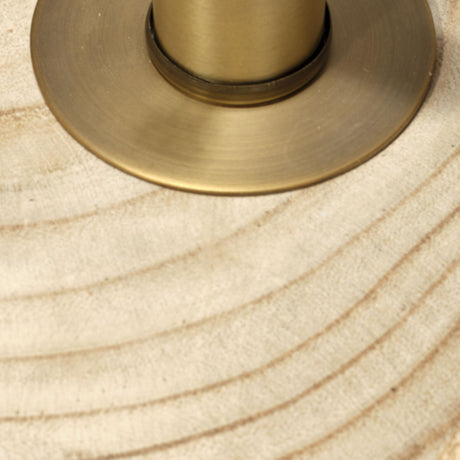 Jamie Young Timber Table Lamp with Linen Shade