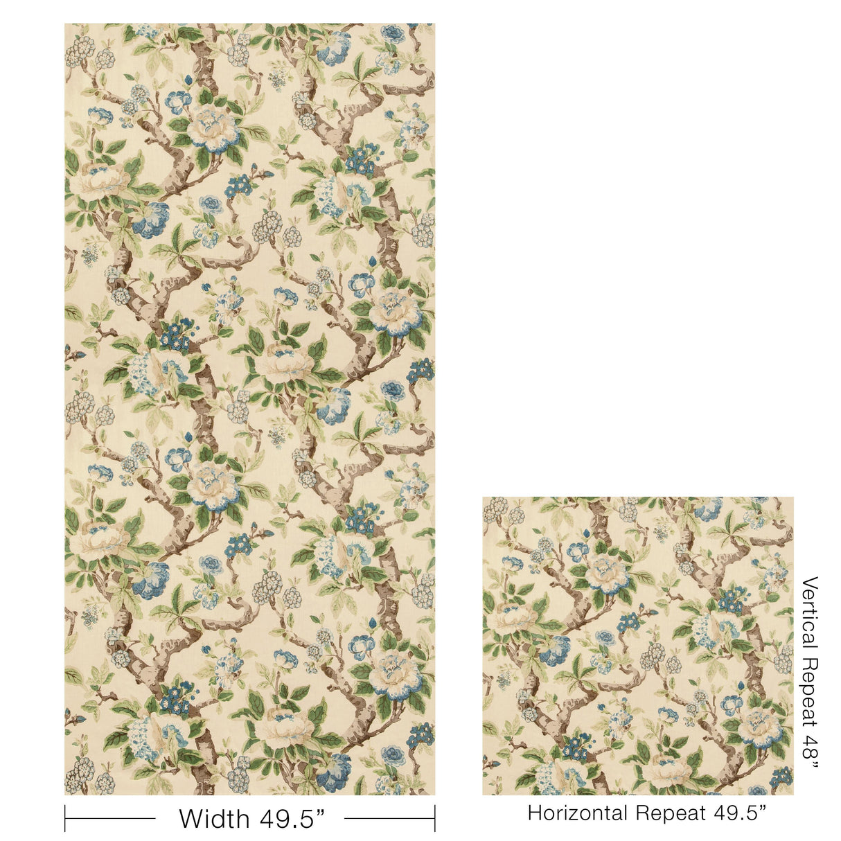 Lee Jofa TARA MAGNOLIA SEAMIST Fabric