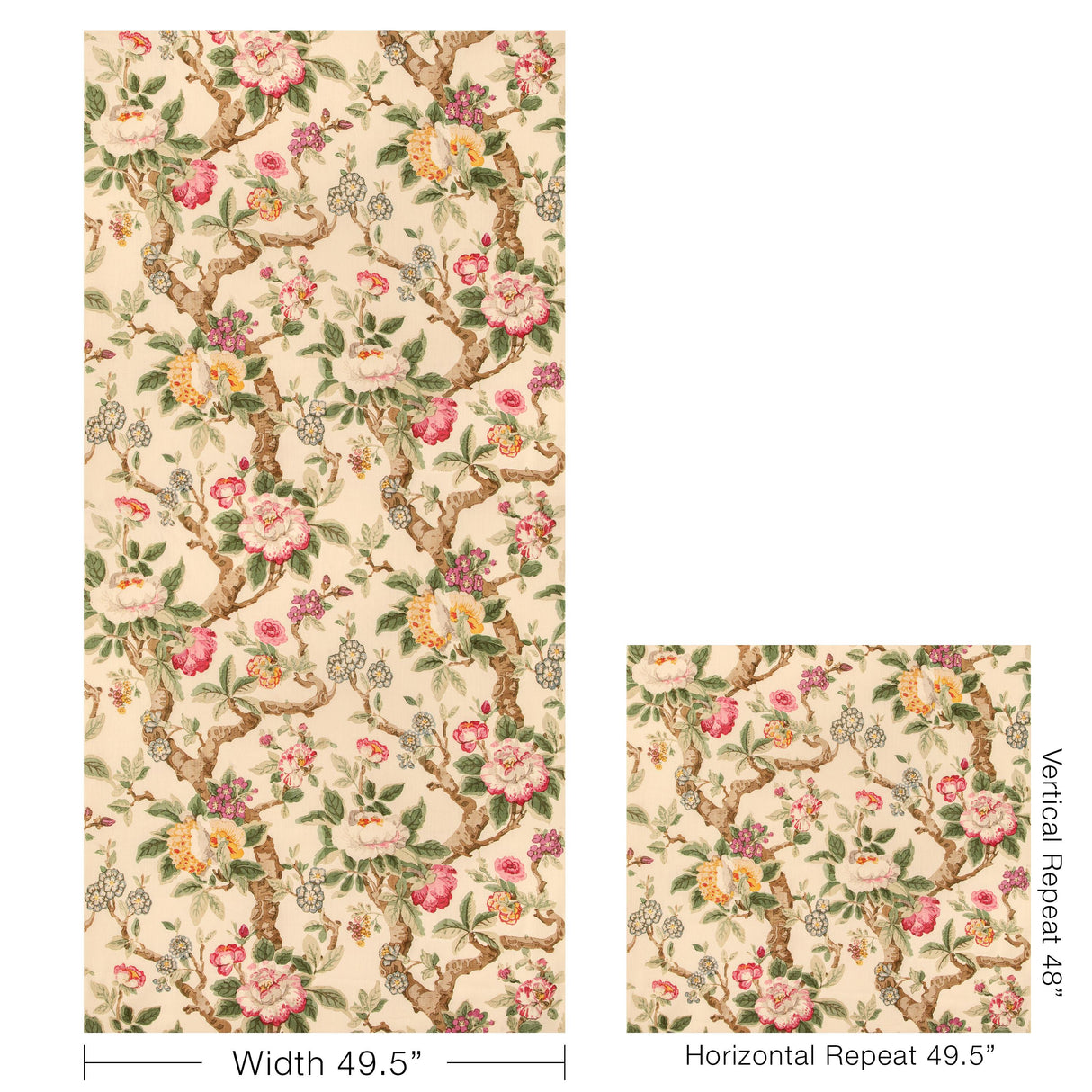 Lee Jofa TARA MAGNOLIA BERRY Fabric