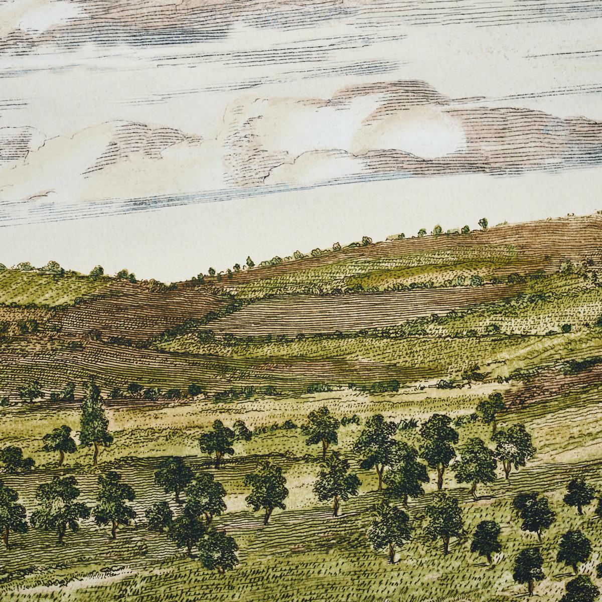 Schumacher Mr. Darcy 3 Panel Set Pemberley Green Wallpaper