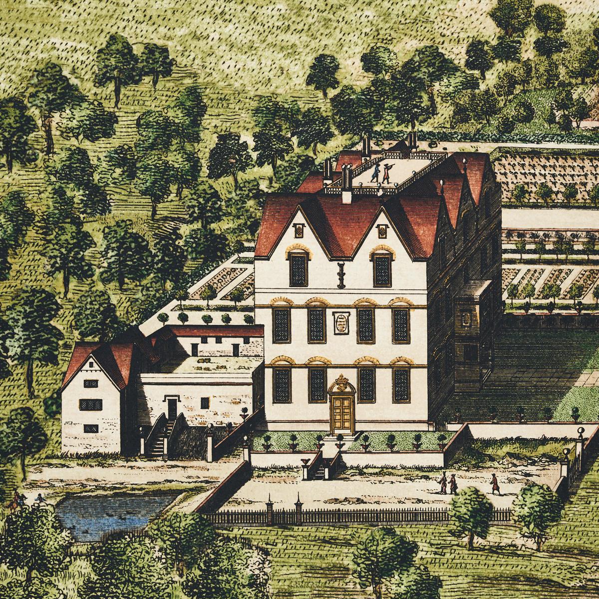 Schumacher Mr. Darcy 3 Panel Set Pemberley Green Wallpaper