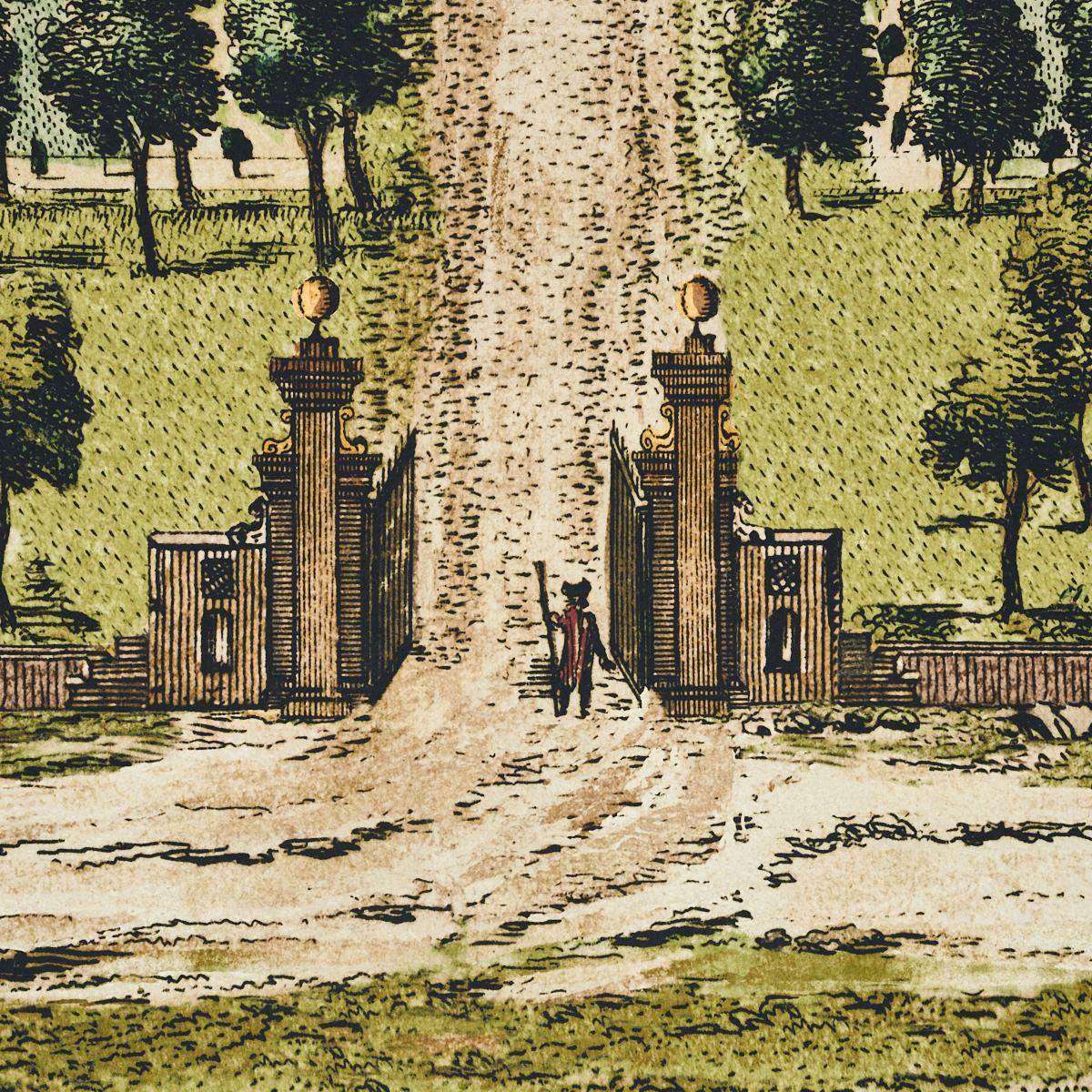 Schumacher Mr. Darcy 3 Panel Set Pemberley Green Wallpaper