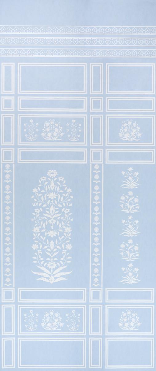 Schumacher Bar Palladio 2 Panel Set Sky Wallpaper