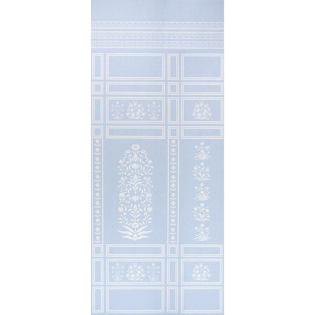 Schumacher Palladio Mughal Two Panel Set Sky Wallpaper