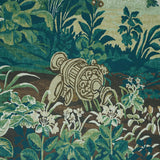 Schumacher La Fort 3 Panel Set Spring Green Forest Wallpaper