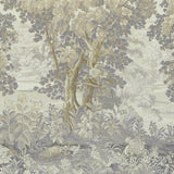 Schumacher La Fort 3 Panel Set Oyster Forest Wallpaper