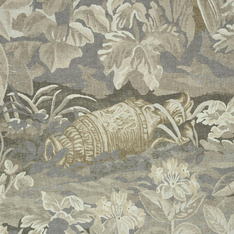 Schumacher La Fort 3 Panel Set Oyster Forest Wallpaper
