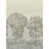 Schumacher La Fort 3 Panel Set Oyster Forest Wallpaper