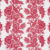 Schumacher Raven Woods Red Fabric