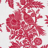 Schumacher Raven Woods Red Fabric