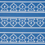 Schumacher Palladio Mughal Two Panel Set Blue Wallpaper