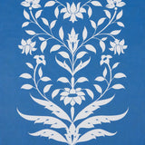 Schumacher Palladio Mughal Two Panel Set Blue Wallpaper