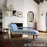 Schumacher Raven Woods Blue Fabric