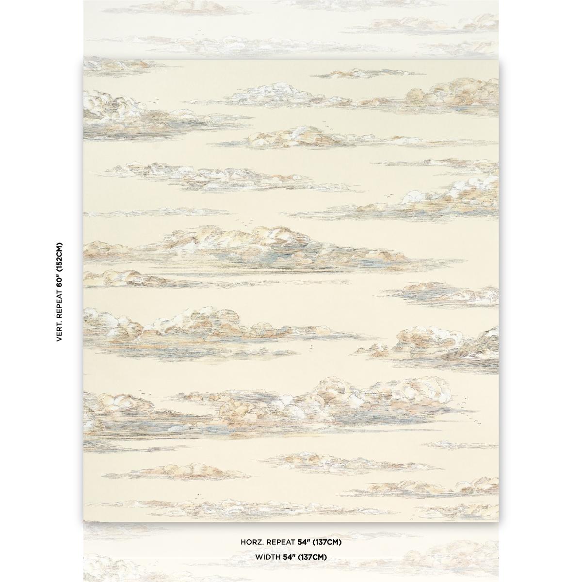 Schumacher Mr. Darcy'S Clouds Pemberley Wallpaper