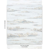 Schumacher Mr. Darcy'S Clouds Sky Wallpaper
