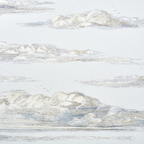 Schumacher Mr. Darcy'S Clouds Sky Wallpaper