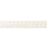 Schumacher White Noelia Embroidered Tape