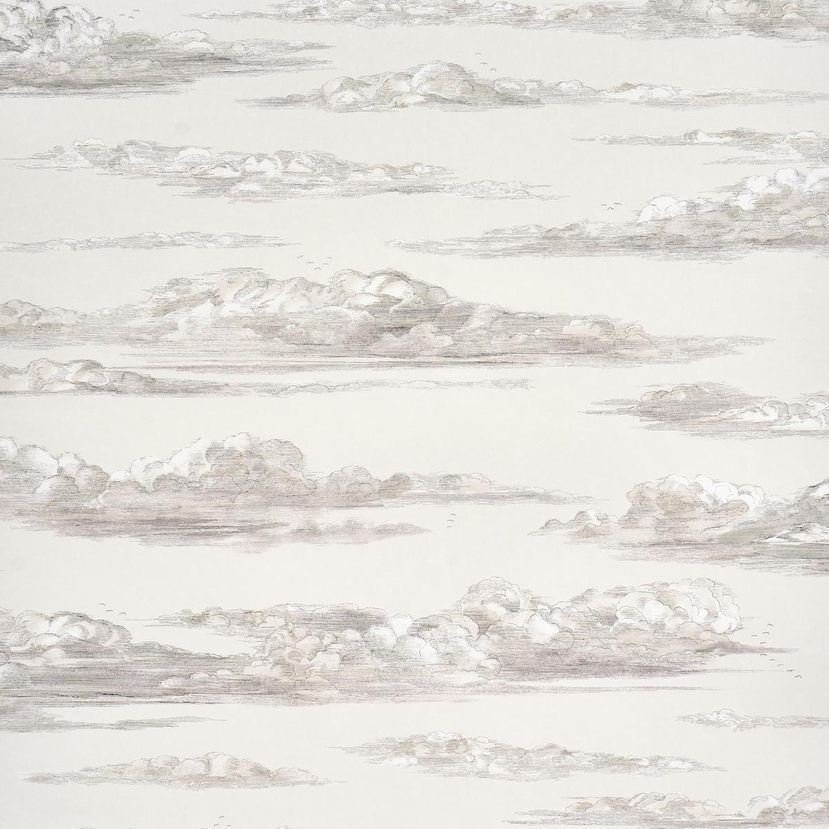 Schumacher Mr. Darcy'S Clouds Grisaille Wallpaper