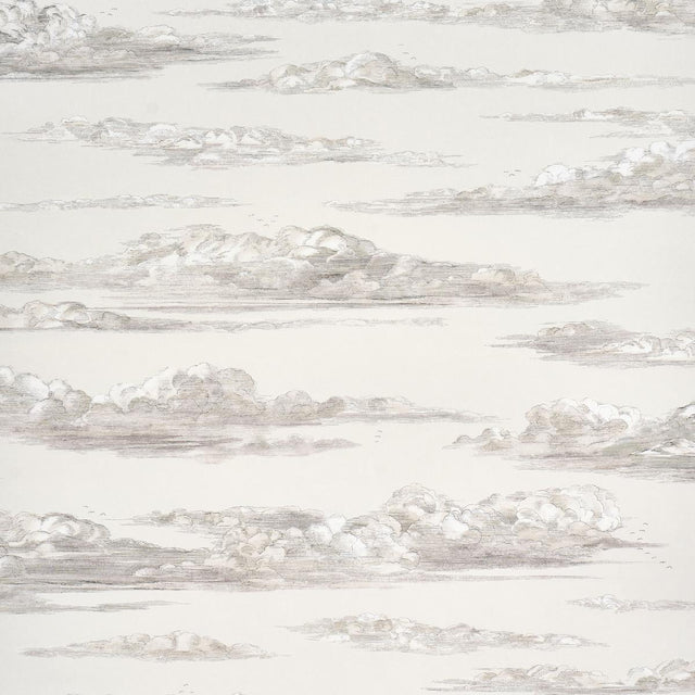 Schumacher Mr. Darcy'S Clouds Grisaille Wallpaper