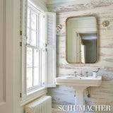 Schumacher Mr. Darcy'S Clouds Grisaille Wallpaper