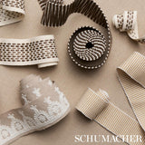 Schumacher Natural Noelia Embroidered Tape