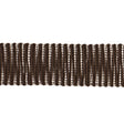 Schumacher Pierce Tape Indoor/Outdoor Brown Trim