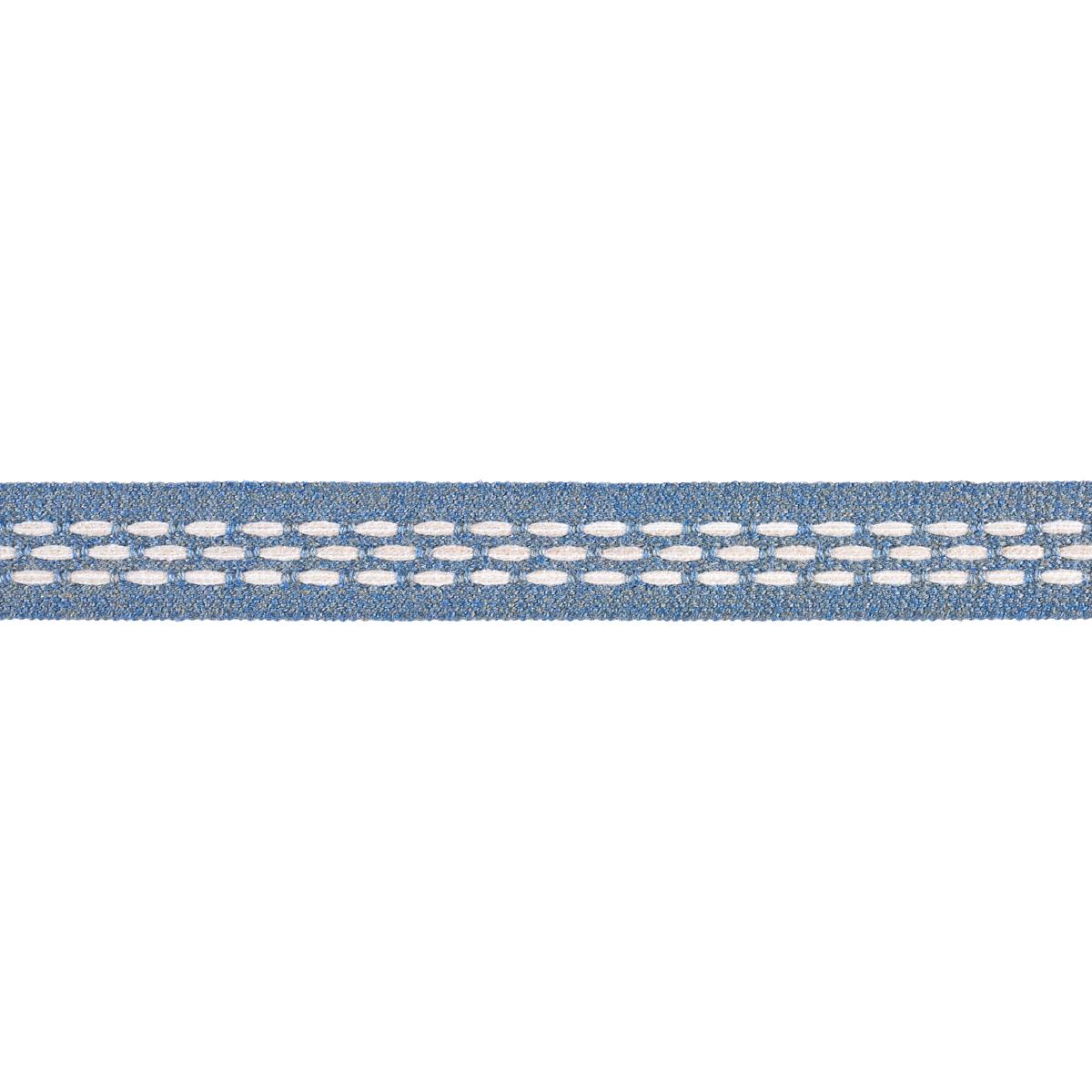 Schumacher Portola Tape Narrow Indoor/Outdoor Sky Trim