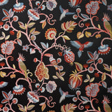 Schumacher Birds Of Paradise Woven Noir Fabric