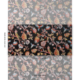 Schumacher Birds Of Paradise Woven Noir Fabric