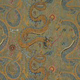 Schumacher Serpentine Dragon Multi Fabric