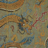 Schumacher Serpentine Dragon Multi Fabric