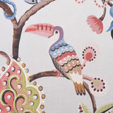 Schumacher Birds Of Paradise Woven Mist Fabric