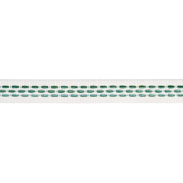 Schumacher Portola Tape Narrow Indoor/Outdoor Green Trim